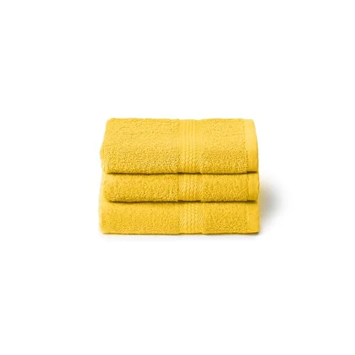 Limited offer: Caleffi 3X Small Bath Towel Set, 40 x 60 cm, 100% Soft and Absorbent Cotton for Bathroom, Face and Daily Use, Bidet Towels, Wash-resistant Guest Towel from 11.59 EUR to 11.59 EUR (save 0%)