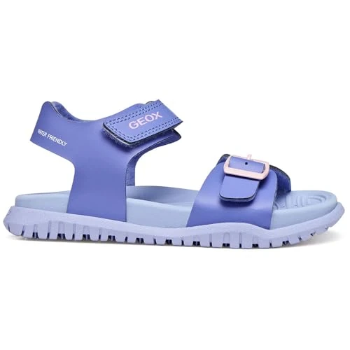Offre limitée : Geox J FUSBETTO GI Sandale, DK Lilac/Rose, 36 EU de 49.90 € à 49.90 € (0.00% de remise)