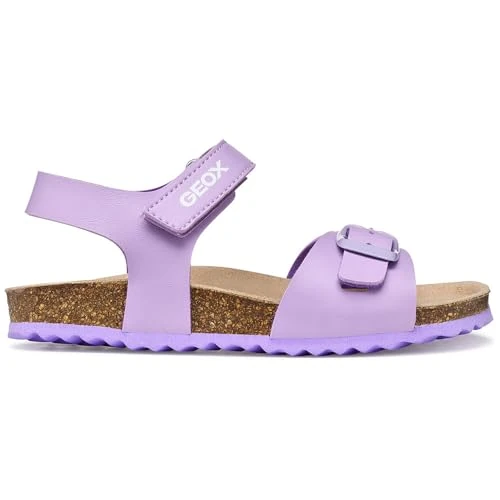 Oferta limitada: Geox J Adriel Girl C, Sandalias Niñas, Dk Lilac, 39 EU de 49.90 € a 29.95 € (ahorro 40%)