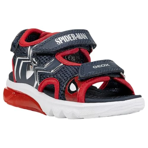 Offerta a tempo: Geox J CIBERDRON B Sandal, blu navy/rosso, 35 EU - 7% da 50.00 € a 46.69 €