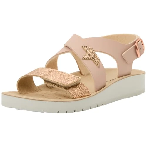 Offerta a tempo: Geox J COSTAREI GI Sandal, LT, Rosa/Oro rosa, 29 EU - 42% da 54.90 € a 32.07 €