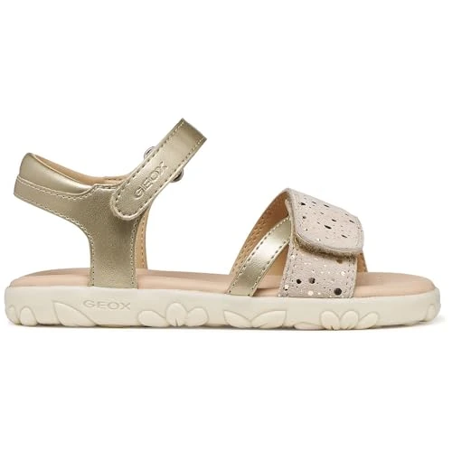 Limited-time offer: Geox Girl's J Sandal Haiti, Gold, 34 EU from 45.00 £ to 35.16 £ (save 22%)