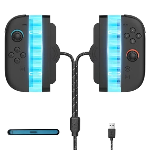 Cavo di Ricarica per Joycon Switch 2, Accessori per Cavo di Ricarica Rapida per Joycon 2, Caricabatterie Magnetico per Joycon Con Attacco per Switch 2/Switch 2 OLED