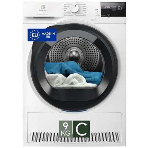 Offre limitée : Electrolux Série 600 GentleCare Séchoir à pompe à chaleur, 9 kg, EW6H29C, classe C, 12 programmes, technologie MixCare et SensiCare, fonction anti-pli, 64 dB, filtre EcoFlow, 850 x 596 x 636 mm de 749.00 € à 749.00 € (0.00% de remise)