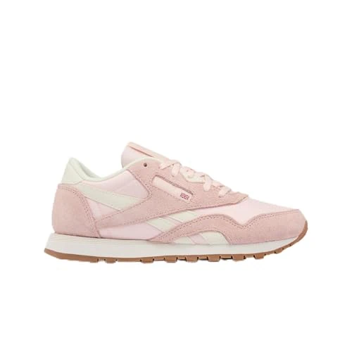 Offre limitée : Reebok CL Baskets en Nylon, Rose Pur, Craie, Caoutchouc, 27 EU de 29.61 € à 29.61 € (0.00% de remise)