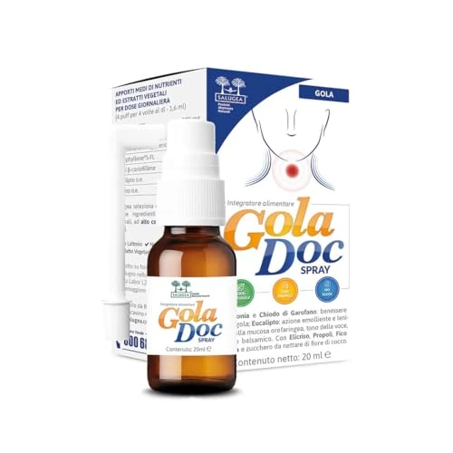 GOLADOC Salugea - natürliches Hals-Spray mit Propolis ohne Alkohol - 20 ml
