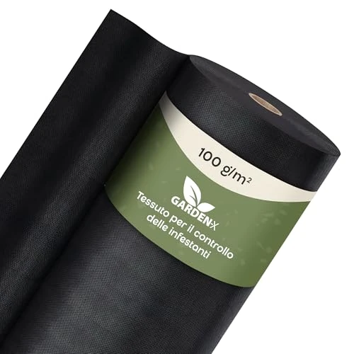Oferta limitowana: GARDENIX Włóknina ogrodowa przeciw chwastom – włóknina przeciw chwastom przepuszczająca wodę 100 g/m² – czarna folia odporna na działanie promieni UV, 0,8 x 100 m (80 m²), z włókniny, folia chroniąca z 213.27 zł na 213.27 zł (oszczędź 0
