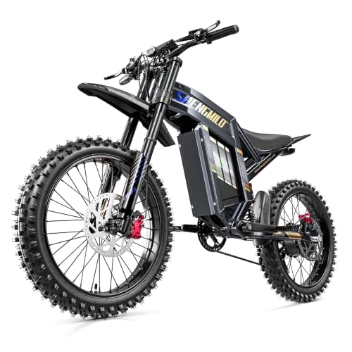 Offerta a tempo: Shengmilo E Bike,S900 Pro,Bici Elettrica,19“ Fat Tire bici elettrica uomo,freni idraulici anteriori e posteriori,60V 35Ah E-bike Off-roade Cambio 7 Velocità e Sospensione Completa - 0.00% da 1599.00 € a 1599.00 €
