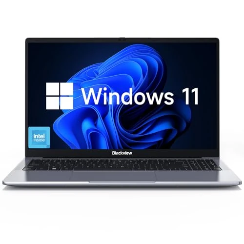Blackview Acebook 6 15,6" FHD Laptop, N150 Quad-Core hasta 3,6GHz (Mejor Que N95), 16GB RAM 512GB SSD Portátil, Filtro Luz Azul, 100W Type-C, HDMI 4K, Bluetooth, WiFi 5