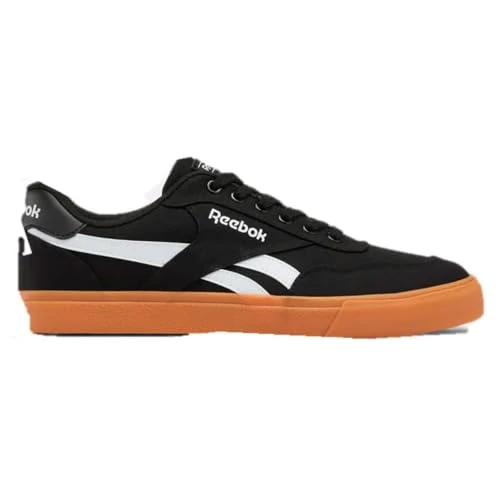 Limited-time offer: Reebok Men's Court Advance Vulc Trainers, Jet Black/Bright White/TAN, 38.5 EU from 40.21 £ to 40.21 £ (save 0.00%)