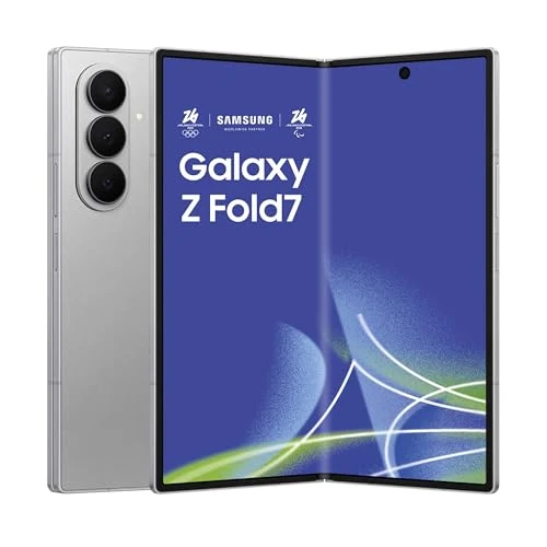 Offerta a tempo: Samsung Galaxy Z Fold7 Smartphone AI pieghevole, 3 anni di Garanzia del produttore, RAM 12GB, 512GB, Display 6,5"/8", Camera 200MP, Batteria a lunga durata, Silver Shadow [Versione italiana] - 34% da 2319.00 € a 1536.00 €
