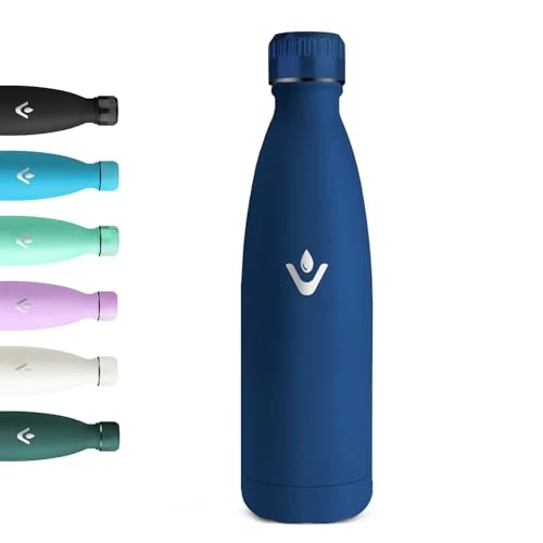 Oferta limitada: Motswedi Botella Termica Niños, 500ml, Botella Agua Acero Inoxidable Niños, Termo Sin BPA, Cantimplora Termica, con pared Doble Aislamient, Cantimplora para Adultos, Gym, Deporte, Azul Oscuro de 17.32 € a 17.32 € (ahorro 0.00%)