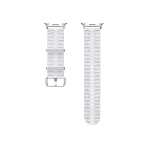 Samsung Athleisure Band (M/L) ET-SOL33 für die Galaxy Watch8 | Watch8 Classic Uhrenarmband, Sport Armband, Original Zubehör, elastisch, langlebig, guter Sitz, White