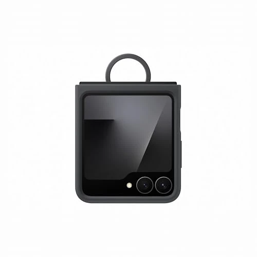 Offre limitée : Samsung Coque de Protection en Silicone EF-PF741 pour Galaxy Z Flip7 FE | Z Flip6, avec Anneau de Support, en Silicone, Antichoc, Fine et adhérente, Noire de 29.99 € à 29.99 € (0.00% de remise)