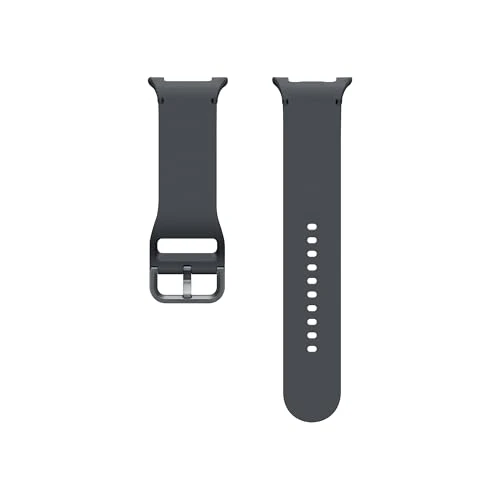 Samsung Sport Band Cinturino sportivo in gomma (M/L) per Galaxy Watch8 | Watch8 Classic, Graphite