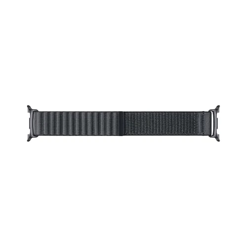 Limitiertes Angebot: Samsung Fabric Band (S/M) ET-SVL32 für die Galaxy Watch8 | Watch8 Classic, Uhrenarmband, Original Zubehör, Stoffband, Klettverschluss, Flexible Armbandlänge, Graphite von 49.90 EUR auf 24.95 EUR (Spare 50%)