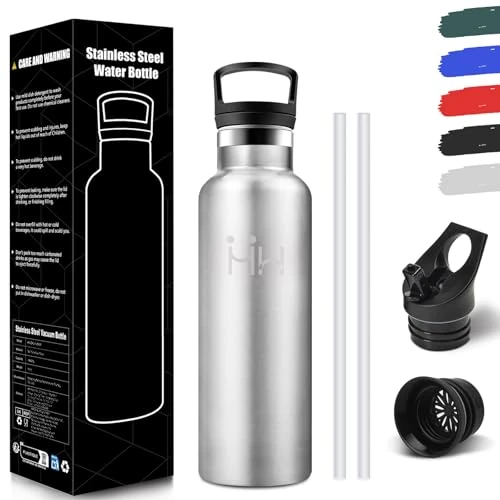 Oferta limitada: Honeyholly Botella Agua 500ML, Sin BPA, Botella Agua Niños, Acero Inoxidable 18/8, Cantimplora Infantil, A Prueba De Fugas Reutilizable, Termo Para Camping, Gimnasio, Escuela, Deportes de 12.18 € a 12.18 € (ahorro 0.00%)