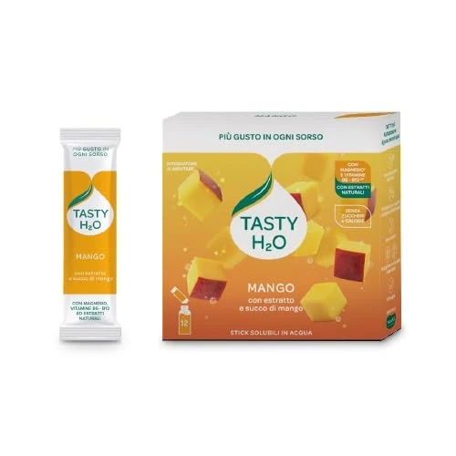 Neavita Tasty H2O - Integratore Idratazione Gusto Mango, 12 Stick
