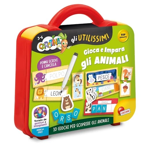 CAROTINA Gli UTILISSIMI Valigetta Gioca E IMPARA Animali