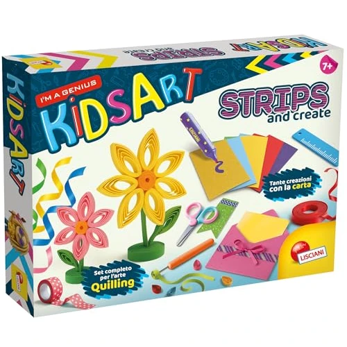 Lisciani Giochi - I'm a Genius Kids Art Strips and Create, 114153