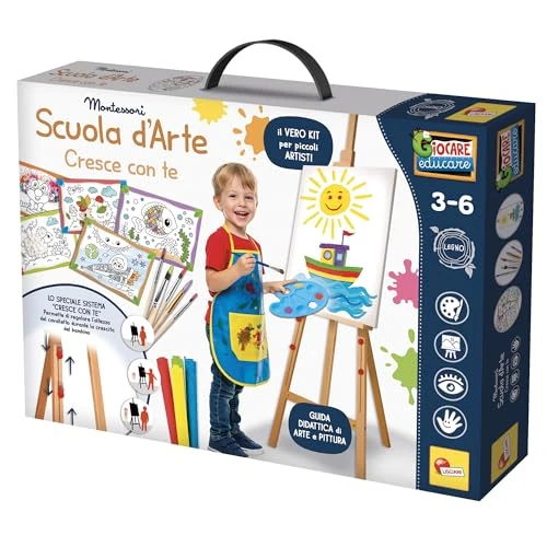 Lisciani Giochi - Escuela de Arte para Jugar a educar Montessori, Crece contigo, 113835