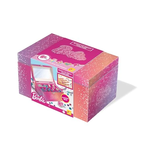 Limited-time offer: Lisciani - BARBIE - We Dream Together Jewellery Box - Jewellery Box to Create for Children From 5 Years - Activity Without Screen - Fine Motor Skills, Creativity and Storage - Beads and Charm Kit from 11.73 £ to 11.73 £ (save 0.00%)