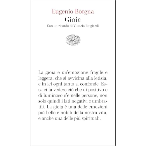 Limited offer: Gioia: Con un ricordo di Vittorio Lingiardi (Italian Edition) from 13.00 USD to 2.99 USD (save 77%)