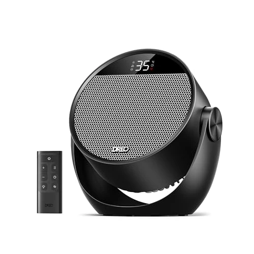 Offerta a tempo: Dreo Termoventilatore da Camera, Stufa Portatile con 3 Modalità, Termostato Regolabile e Telecomando, Inclinazione 60°, Timer 12H, 8 Sistemi di Sicurezza, Riscaldatore Silenzioso per Ufficio e Casa - 0.00% da 49.99 € a 49.99 €