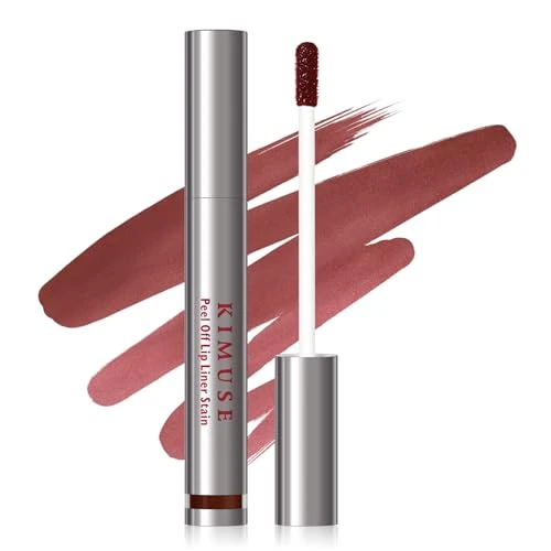 Offerta a tempo: KIMUSE Peel Off Lip Liner Stain, Matita per contorno labbra, Tattoo Rossetto Lunga Durata Lip Liner, impermeabile e rimovibile, sfoderabile, Matte Finish - 41% da 19.99 € a 11.72 €