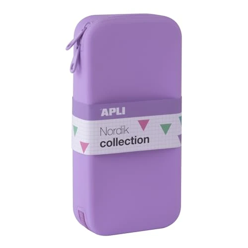 APLI 20412 - Custodia in silicone XL Piatto Nordik Lilla