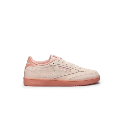 Offerta a tempo: Reebok Scarpe da Ginnastica Club C 85, da Donna, Colore: Pura/Rosa/Gentlepink, 41 EU - 0.00% da 54.99 € a 54.99 €