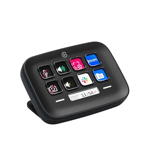 Offerta a tempo: Elgato Stream Deck Neo (Nero) – 8 tasti personalizzabili, 2 Touch Point, velocizza attività e flussi di lavoro - controlla Word, Excel, PowerPoint, Teams, Zoom, Spotify e altro - per Mac e PC - 30% da 99.99 € a 69.99 €