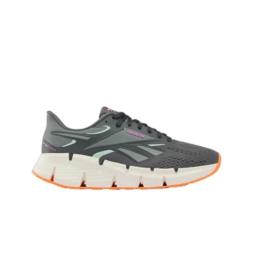 Offre limitée : Reebok Baskets Zig Dynamica 6 pour Femme, Grises/Rose viRTUALPINK/Aomictangerine, 35 EU de 100.00 € à 50.64 € (49% de remise)
