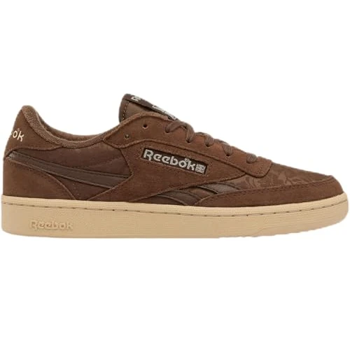 Offre limitée : Reebok Baskets Club C Revenge Vintage II pour Femme - Marron Simple/Beige - Taille 38 EU de 110.00 € à 52.92 € (52% de remise)