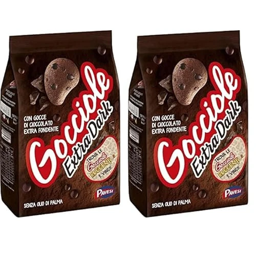Offerta a tempo: Pavesi Biscotti Frollini Gocciole Extra Dark con Cioccolato Fondente — 37% da 5,98 € a 3,78 €