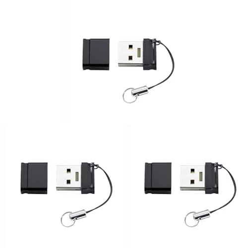 Intenso Slim Line - 128 GB Chiavetta USB 3.2 Gen 1x1 - Memoria USB portatile - velocità ottima fino a 100 MB/sec., nero (Confezione da 3)