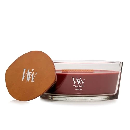 Limitiertes Angebot: WoodWick Duftkerze mit knisterndem Docht | Ellipsen-Kerze Rouge Oud | Lang brennende Kerzen: bis zu 50 Stunden Brenndauer | Perfekte Geschenke für Frauen von 39.90 EUR auf 27.93 EUR (Spare 30%)