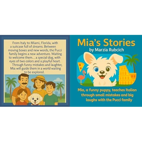 Le Storie di Mia : La famiglia Pucci impara l'inglese tra piccoli errori e grandi risate (Italian Edition)