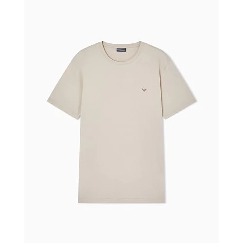 Zeitlich begrenztes Angebot: Herren Prints Rundhals T-Shirt Braun L von 59.50 € auf 59.50 € (0.00% Rabatt)