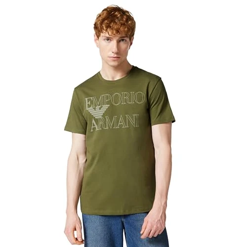 Tijdelijke aanbieding: Heren vet Logo Ronde Hals T-Shirt Groen L van 64.49 € naar 64.49 € (0.00% korting)