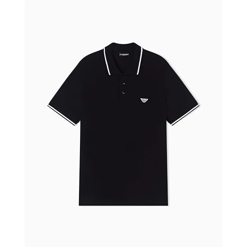 Oferta limitada: EMPORIO ARMANI Polo Essential para Hombre, Color Negro, Talla L de 95.00 € a 76.00 € (ahorro 20%)