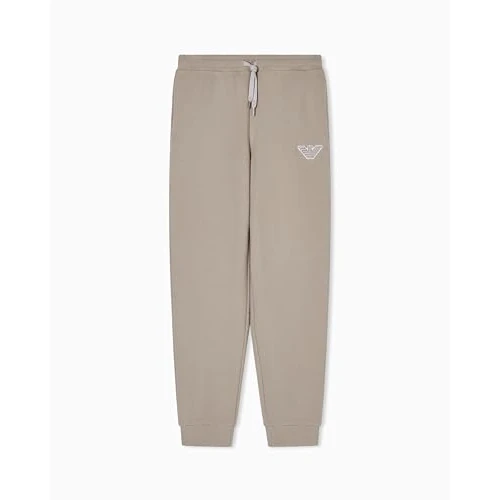 Offerta a tempo: EMPORIO ARMANI Pantaloni Uomo Aquila Patch con Polsini Beige M - 36% da 120.00 € a 76.54 €