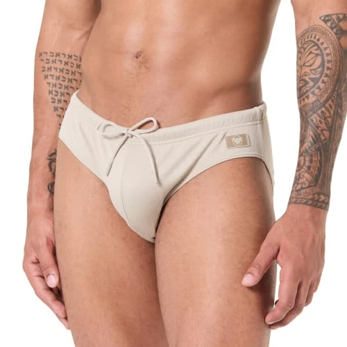 Zeitlich begrenztes Angebot: EMPORIO ARMANI Herren Satin Label Brief Braun XXL von 55.25 € auf 55.25 € (0.00% Rabatt)