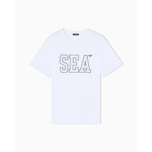 Zeitlich begrenztes Angebot: Herren Bold Logo Crew Neck T-Shirt Weiß S von 70.00 € auf 54.28 € (22% Rabatt)