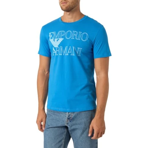 Zeitlich begrenztes Angebot: Herren T-Shirt Bold Logo Crew Neck Blau S von 15.06 € auf 15.06 € (0.00% Rabatt)