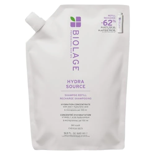 Offerta a tempo: Biolage, Hydra Source, Ricarica Shampoo Nutriente, per Capelli, 500 ml - 13% da 19.00 € a 16.50 €