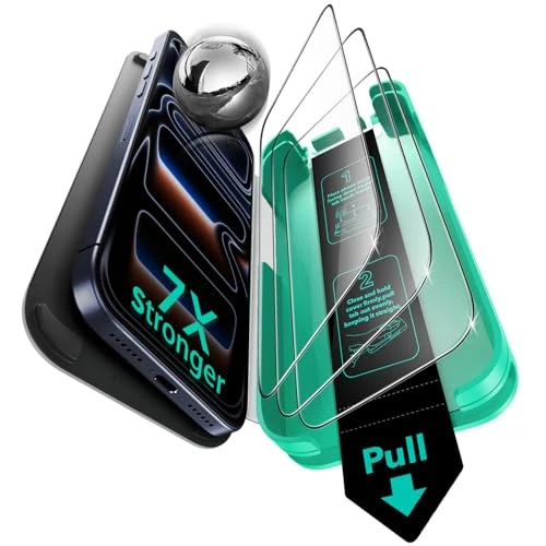 Offerta a tempo: ESR 3 Pezzi Pellicola Vetro per iPhone 17 Pro, Armorite - 5% da 24.99 € a 23.74 €