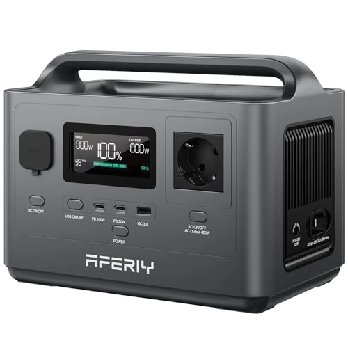 Offerta a tempo: AFERIY P040 Power Station 400W 256Wh Centrale Elettrica Ricarica Rapida Generatore Solare Batteria LiFePO4 Stazione di Alimentazione Per Casa Campeggio Accumulatore di Energia UPS Emergenze - 37% da 299.00 € a 189.00 €