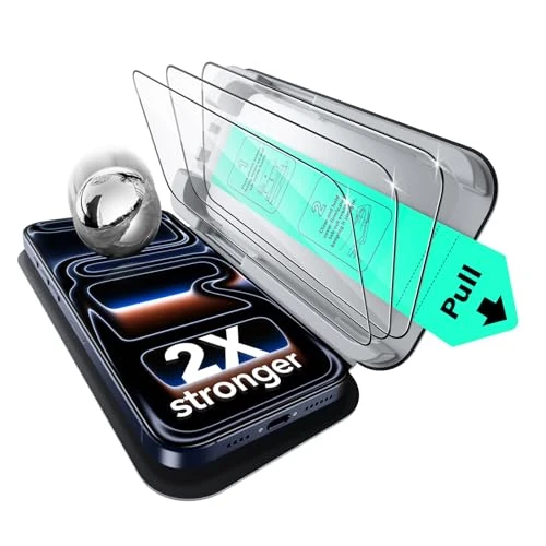 Oferta limitada: ESR Pack 3 Protectores Pantalla para iPhone 17 Pro, Grado Militar, No Astilla, Dureza 9H, Cristal Templado, Cobertura total, Bandeja UltraFit de 17.99 € a 13.99 € (ahorro 22%)
