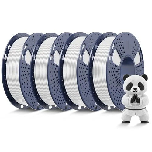 Oferta limitowana: SUNLU - Zestaw filamentów do drukarki 3D, wielokolorowy, filament PLA 1,75 mm, czysty filament, gładkie matowe wykończenie, łącznie 1 kg, szpula 0,25 kg, 4 opakowania, biały x 4 z 342.03 zł na 63.99 zł (oszczędź 81.29%)